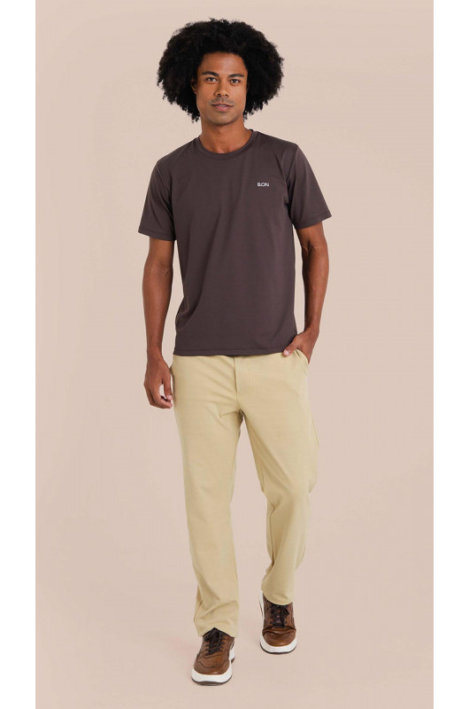 Calça Alfaiataria Masculina Khaki B.ON - 24271561