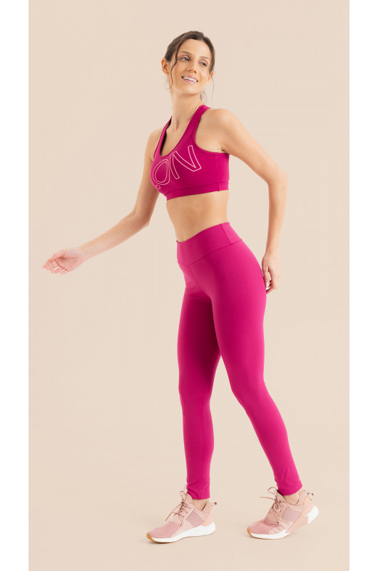  Legging Basic Feminina Pink Cereja - 24271487 