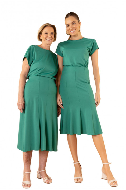 Blusa Feminina Casual Verde Esmeralda - 24271060