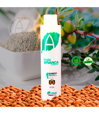 Argila Branca Shampoo Profissional – 1l