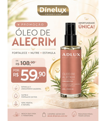 Promoção Óleo alecrim 60ml