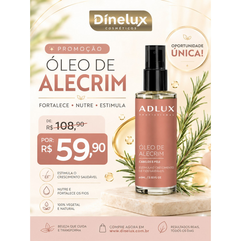 Promoção Óleo alecrim 60ml