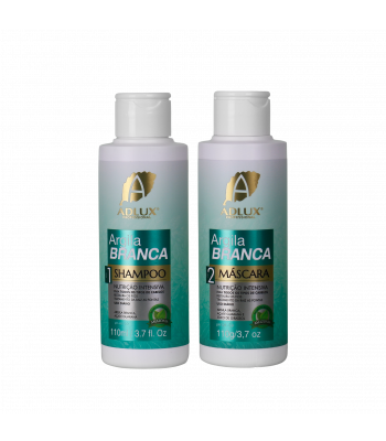 Kit Mini Argila Branca Manutenção – 110ml