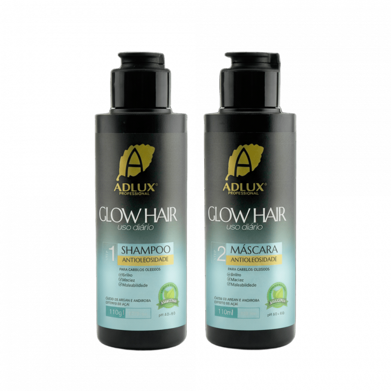 Kit Mini Glow Hair Manutenção (2 passos) – 110ml
