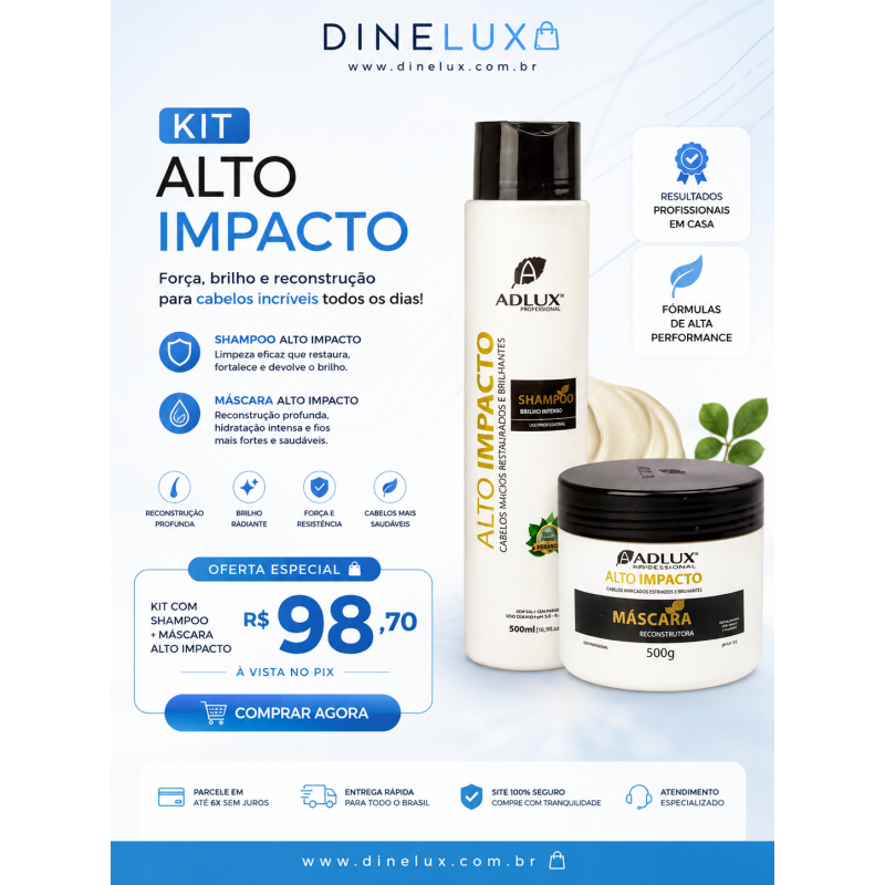 Promoção Kit Alto Impacto 500grs