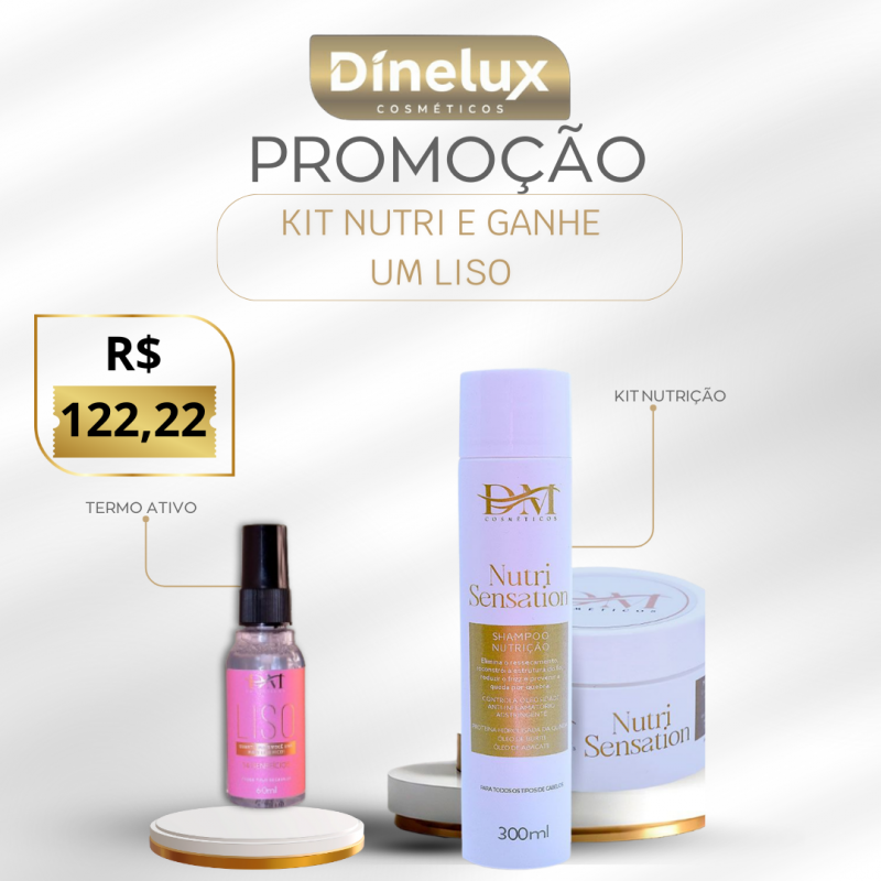 Promoção kit nutri e ganhe um liso