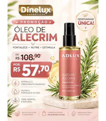 PROMOÇÃO OLEO DE ALECRIM 60 ml