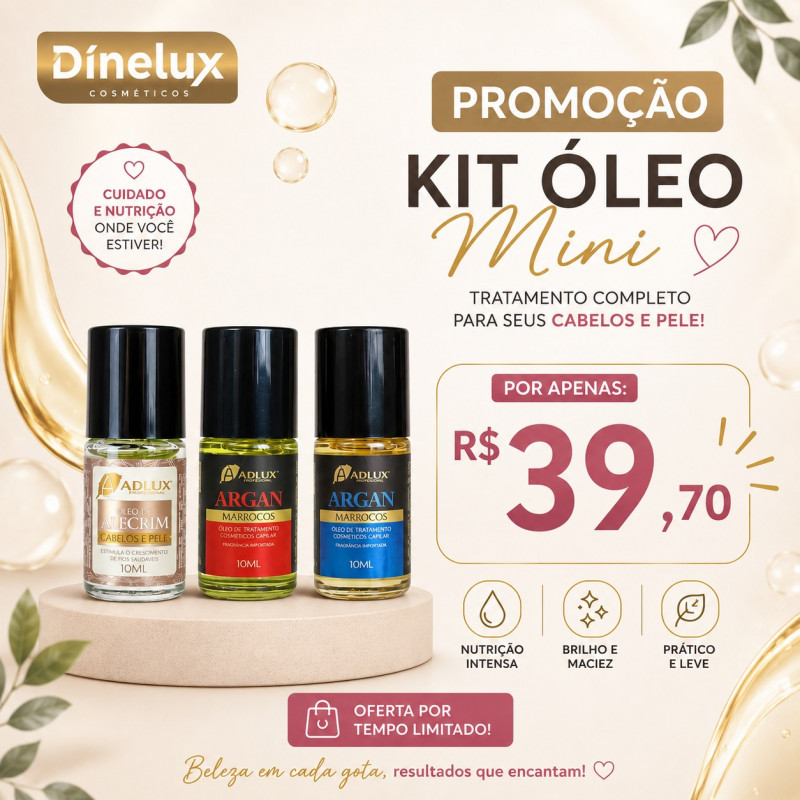 KIT OLEO DE ARGAN MINI 