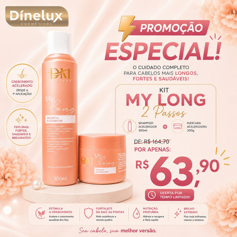 PROMOÇÃO KIT MY LONG 02 PASSOS