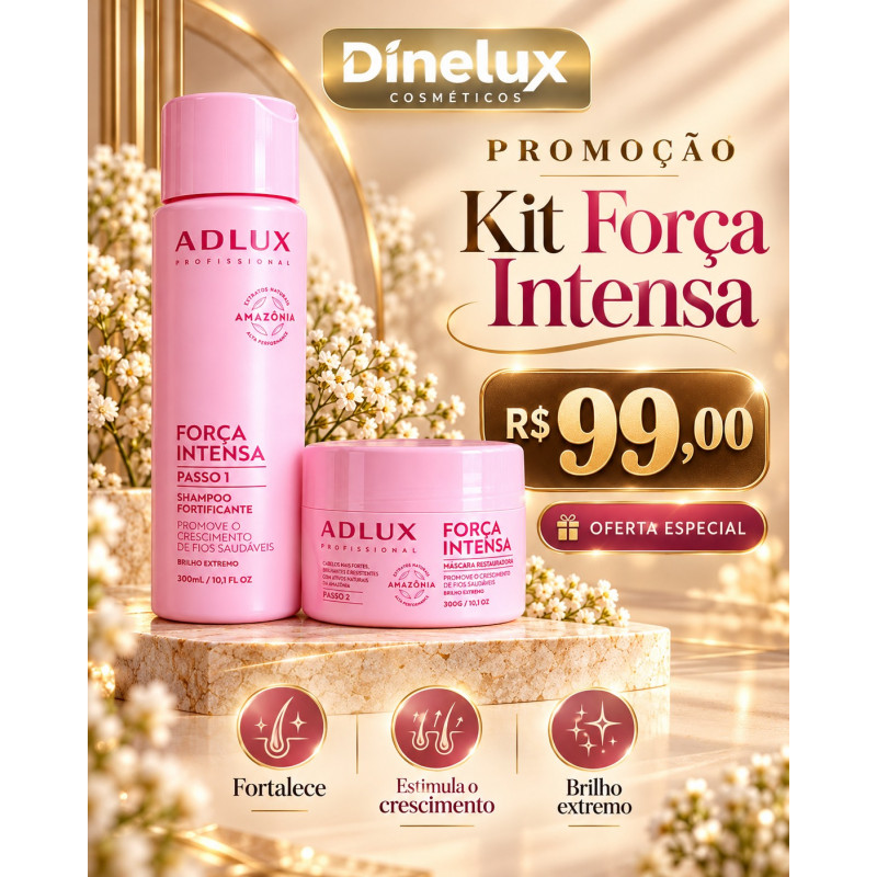 PROMOÇÃO KIT FORÇA INTENSA 300 ML