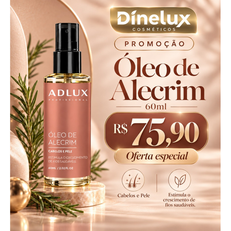 PROMOÇÃO OLEO DE ALECRIM 60 ml