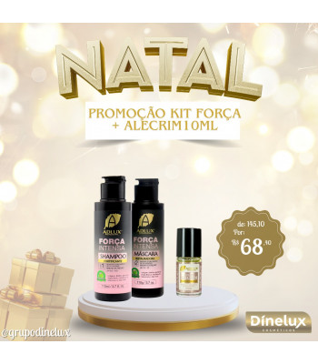 PROMOÇÃO KIT FORÇA 110ML E ALECRIM 10 ML