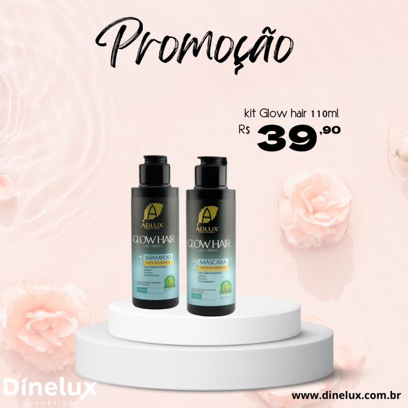 Promoção Kit Glow Hair 110 ml