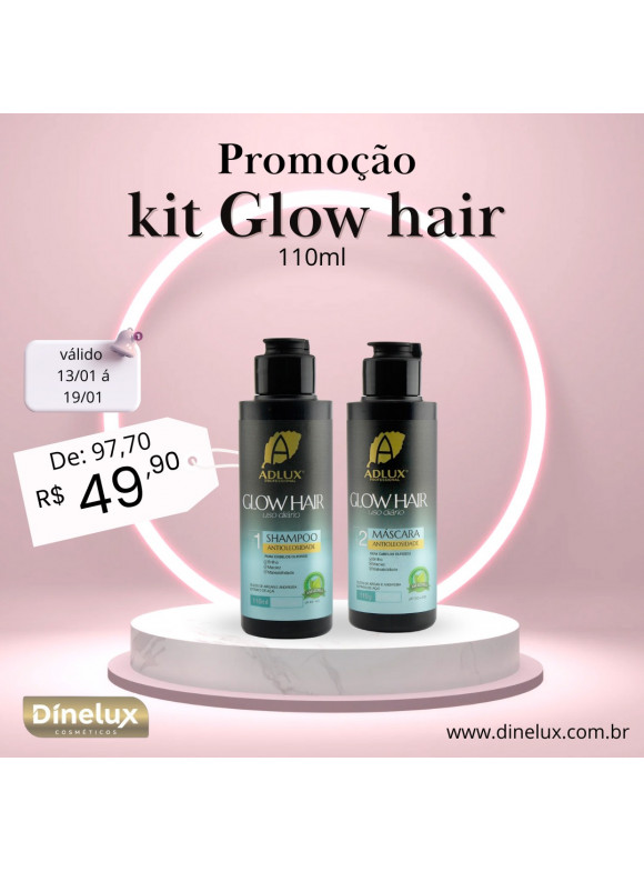 Promoção Kit Glow Hair 110 ml