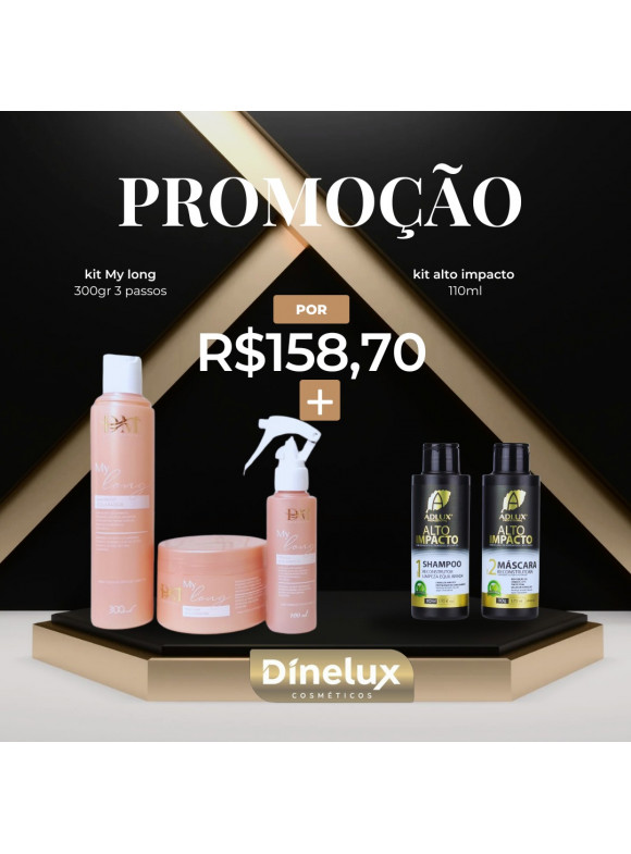 PROMOÇÃO KIT MY LONG + KIT ALTO 110 ML