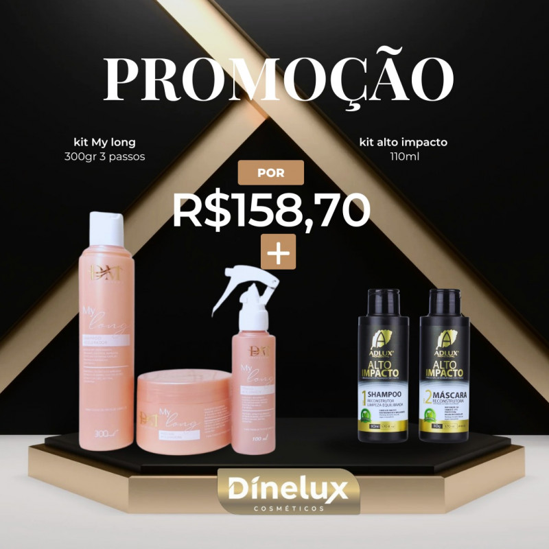PROMOÇÃO KIT MY LONG + KIT ALTO 110 ML