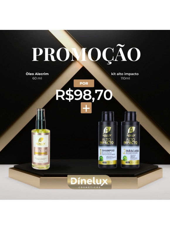 PROMOÇÃO OLEO ALECRIM 60 ML + KIT ALTO 110ML