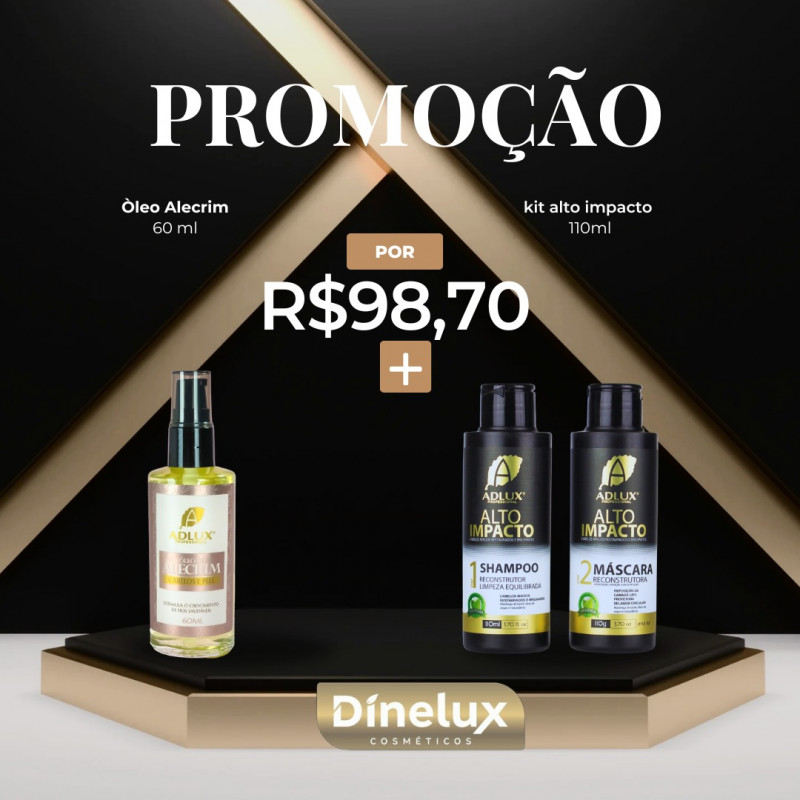 PROMOÇÃO OLEO ALECRIM 60 ML + KIT ALTO 110ML