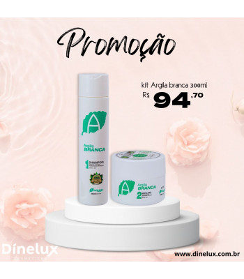 Kit Argila Branca Manutenção
