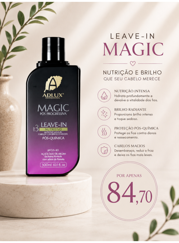 Promoção Leave-in Magic 300ml