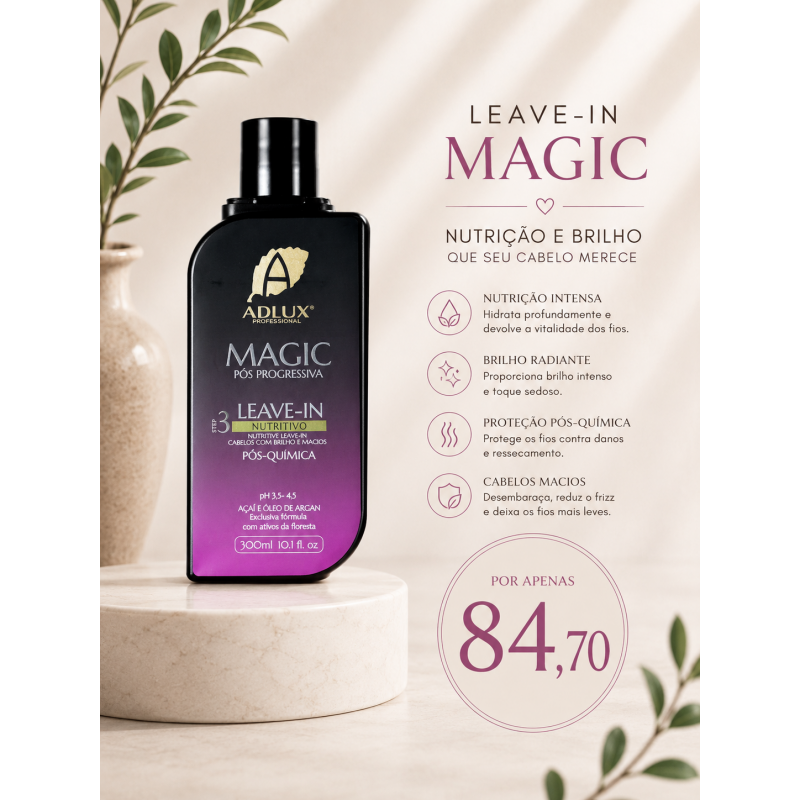 Promoção Leave-in Magic 300ml