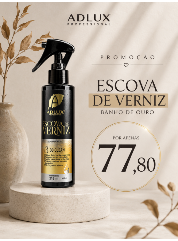  PROMOÇÃO ESCOVA DE VERNIZ 215ML