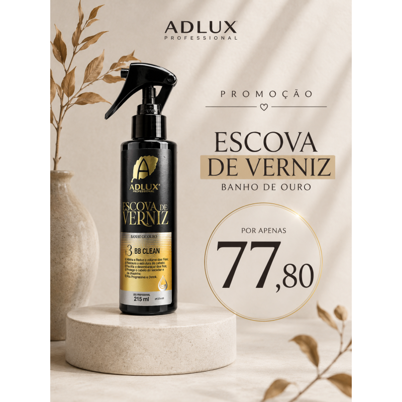  PROMOÇÃO ESCOVA DE VERNIZ 215ML