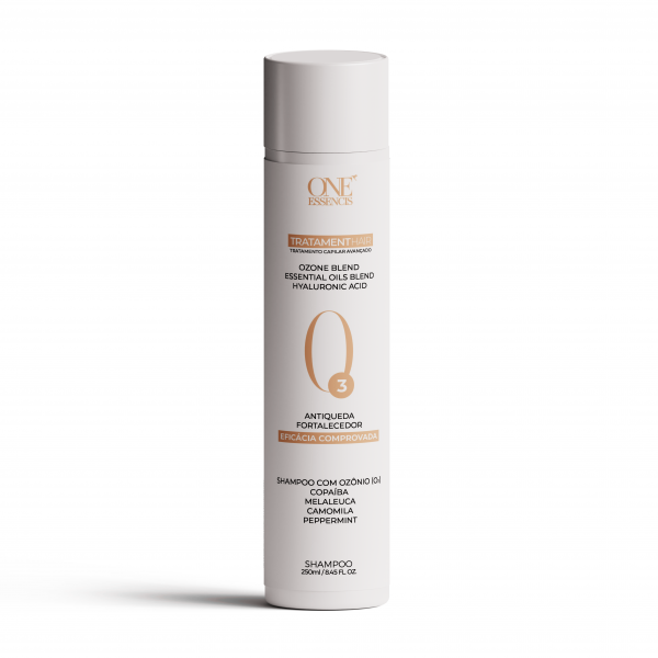 SHAMPOO ANTIQUEDA FORTALECEDOR OLEOS ESSENCIAIS + OZONIO + ACIDO HIALURÔNICO