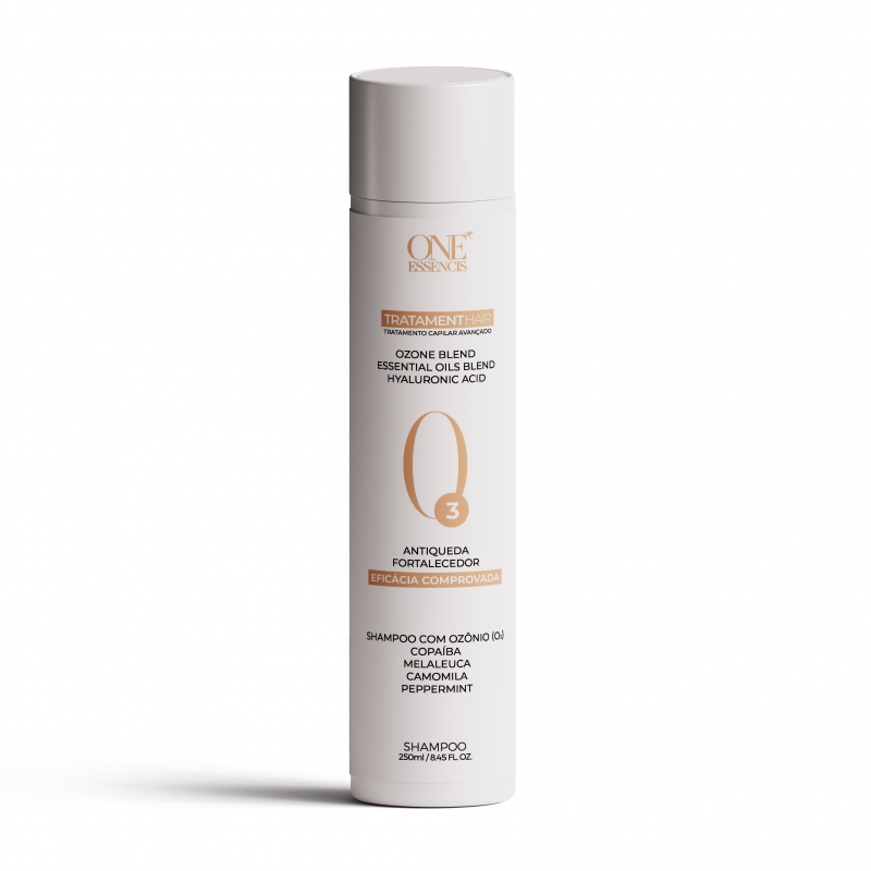 SHAMPOO ANTIQUEDA FORTALECEDOR OLEOS ESSENCIAIS + OZONIO + ACIDO HIALURÔNICO