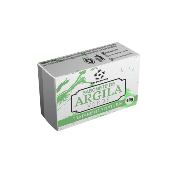 Sabonete em barra de Argila Verde 50g ♦ 8 Pts