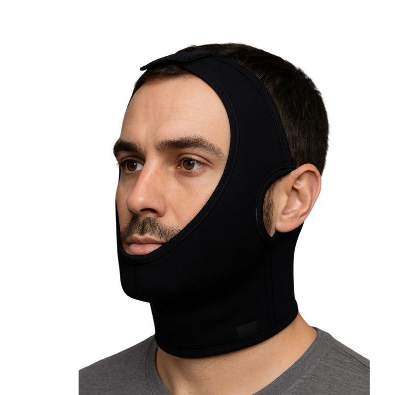 Mentoneira Unissex KIT com 5 TAMANHO ( M )