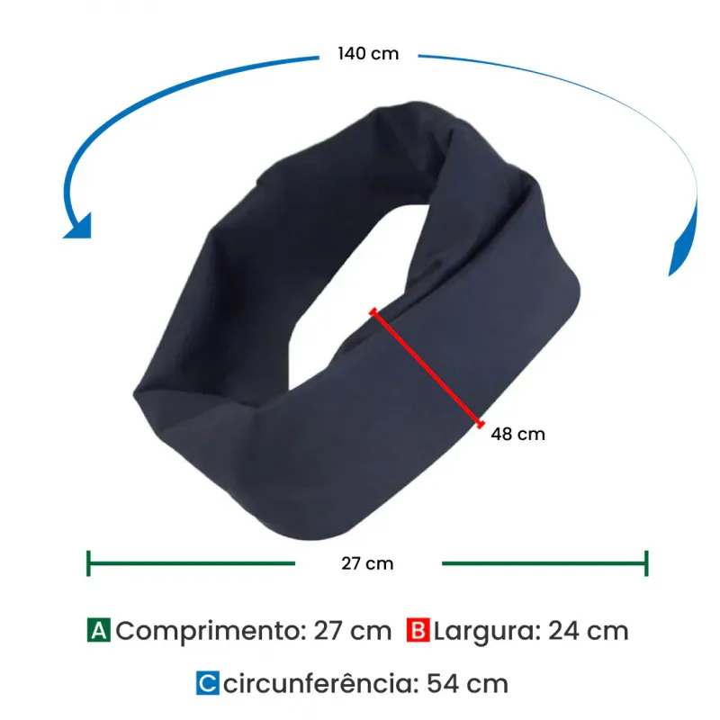 Cachecol - Ciput de Infravermelho Invel® Active Scarf - Ciput Plain Flat