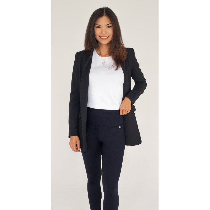 Legging Anticelulite Invel® Cintura Alta - Foco na Cintura - Teen