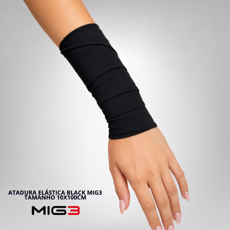 Atadura Black  MIG3 10 x 100 cm