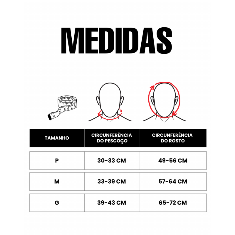 Mentoneira Unissex KIT com 5 TAMANHO ( P )