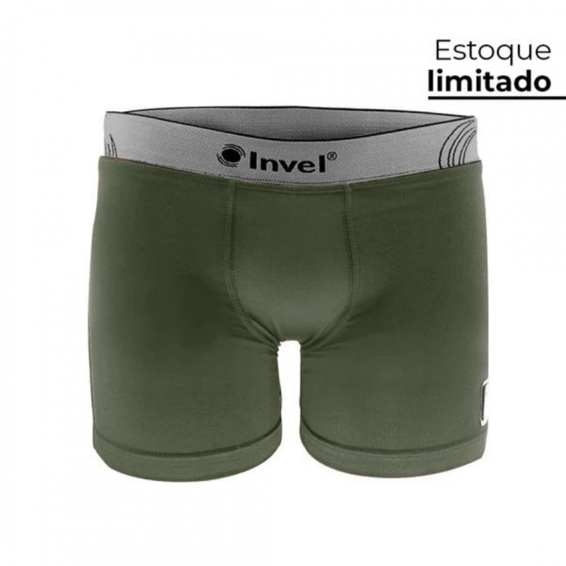 Cueca Invel® Active Boxer Básica Performance.