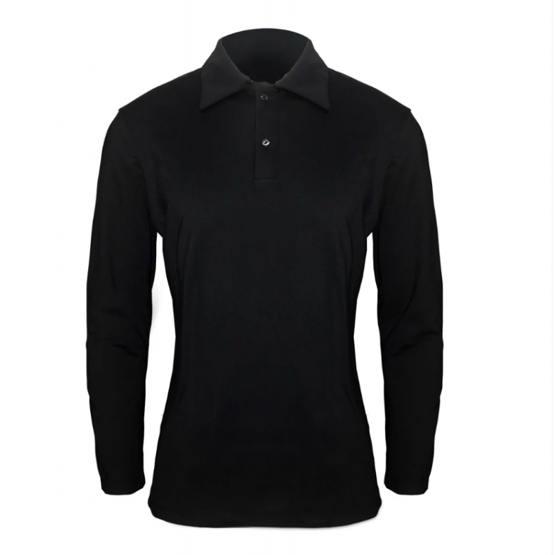 Camiseta Invel® Polo Masculina - Manga Longa