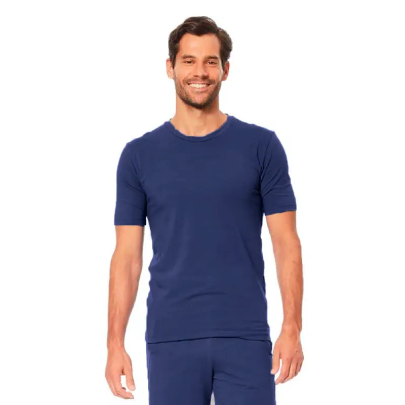Camiseta de Infravermelho Invel Sleepwear - Pijama Masculino- Manga Curta