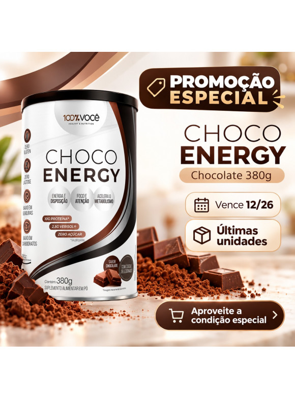 Choco Energy Chocolate 380 gramas