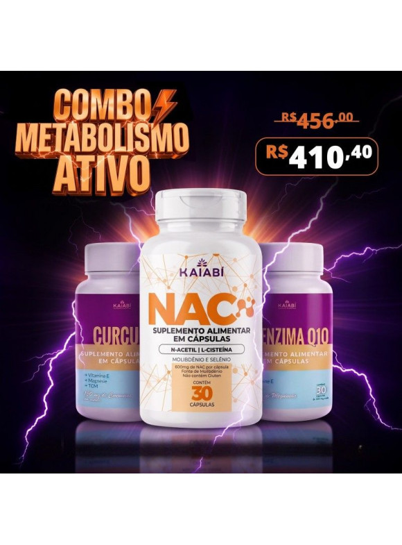 Combo 1 Curcu+, 1 NAC, 1 Coenzima Q10