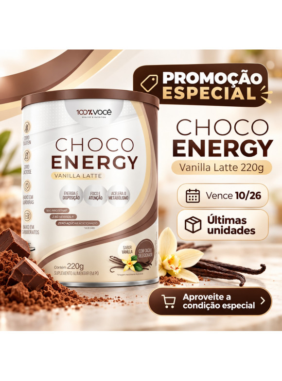 Choco Energy Sabor Vanilla 220g