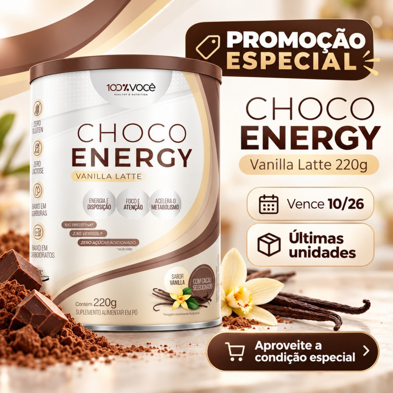 Choco Energy Sabor Vanilla 220g