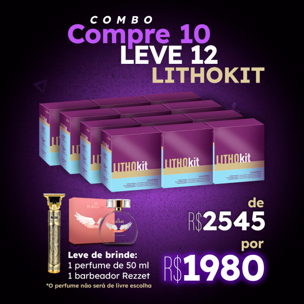 Combo compre 10 leve 12 Lithokit.