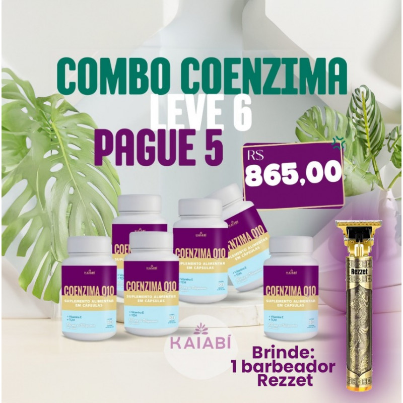 Combo leve 6 pague 5 Coenzima Q10.
