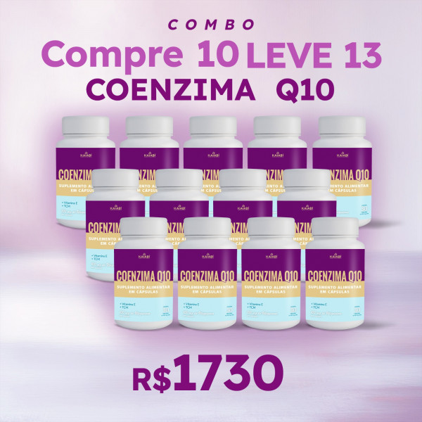 Combo compre 10 leve 13 Coenzima Q10.