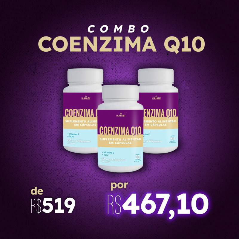 Combo 3 Coenzima Q10.