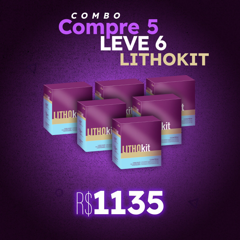 Combo compre 5 leve 6 LithoKit.