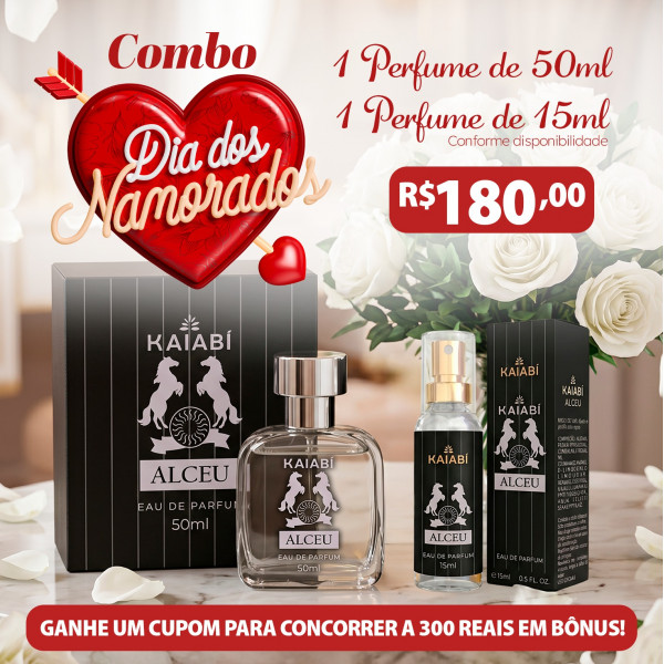 Combo 1 Alceu 50ML, 1 Alceu 15ML