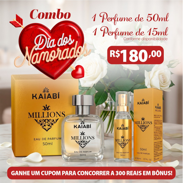 Combo 1 Millions 50ML, 1 Millions 15ML