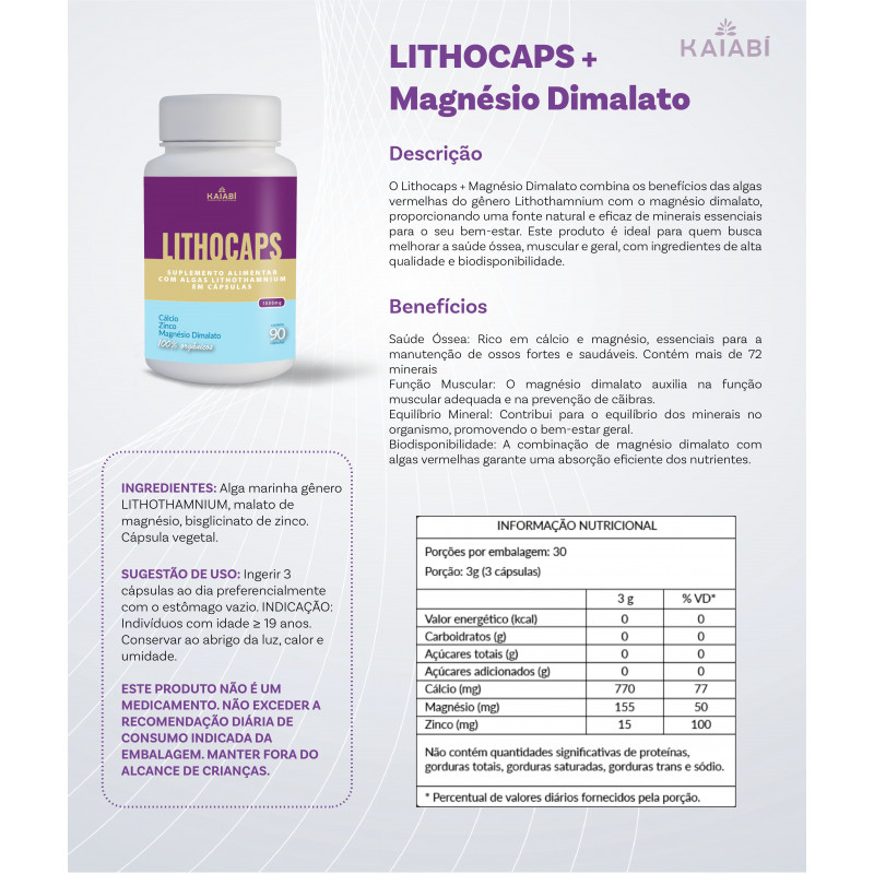 LithoCaps 90 Cápsulas
